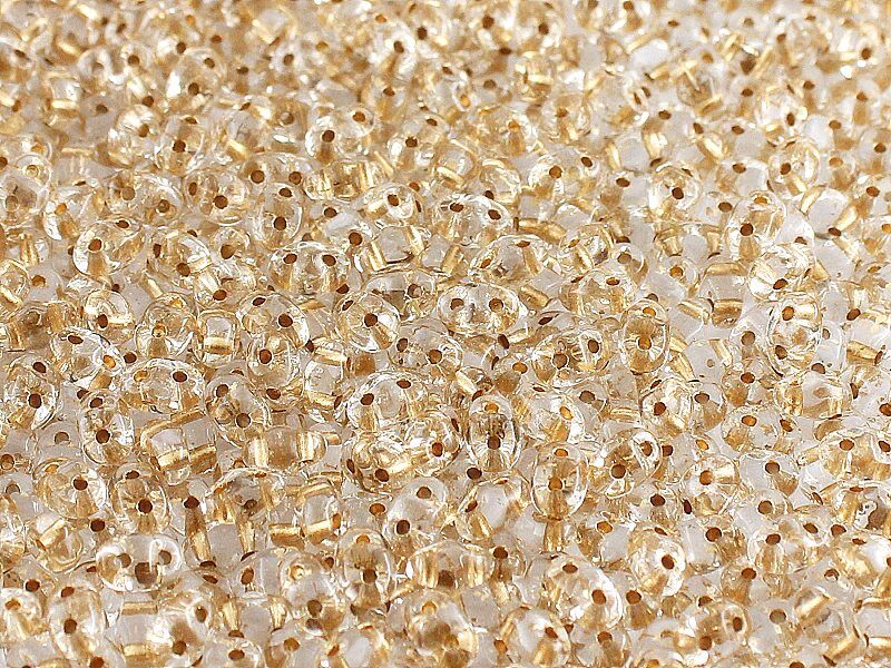 Matubo Superduo - 00030-68106 - Crystal Bronze Lined - 10 gms