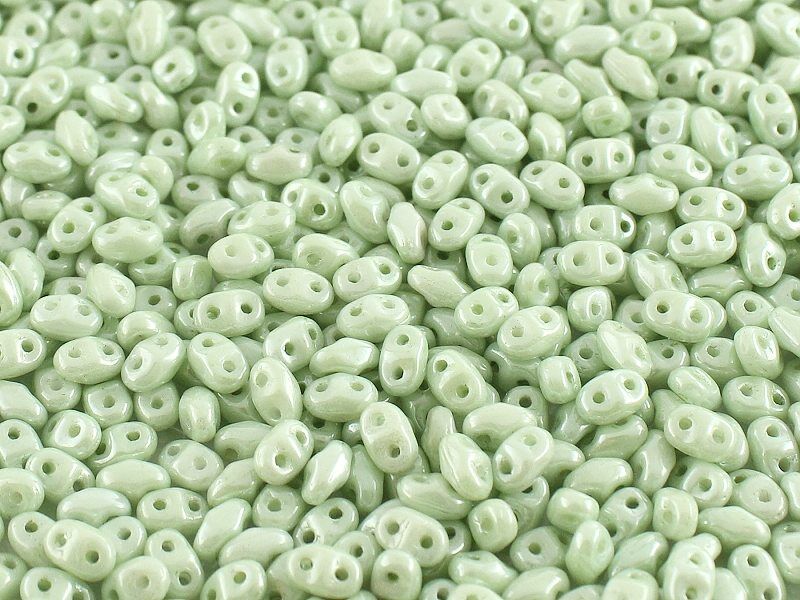 Matubo Superduo - 03000-14457 - Chalk Light Green Luster - 10 gms
