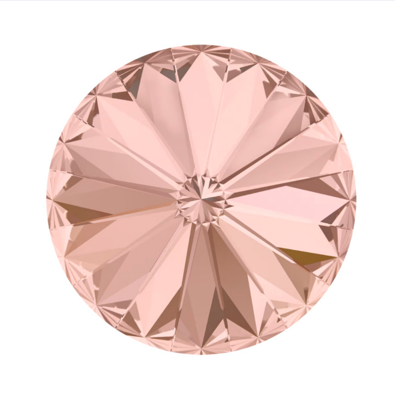 Swarovski 1122 Rivoli - Vintage Rose