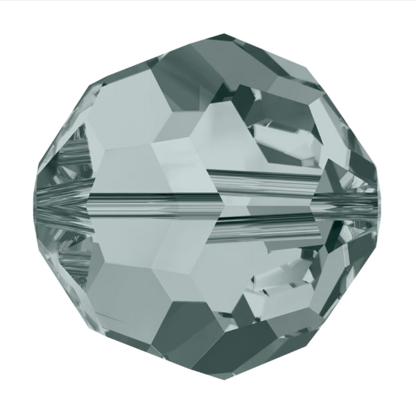 Swarovski 5000 Round - 6mm - Black Diamond - 20 pcs