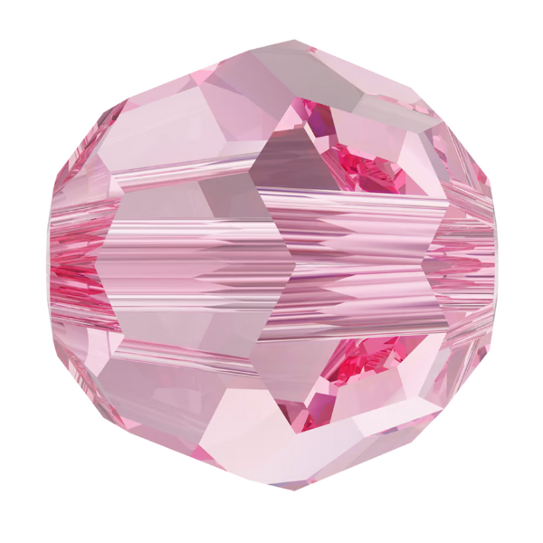 Swarovski 5000 Round - 6mm - Light Rose - 20 pcs