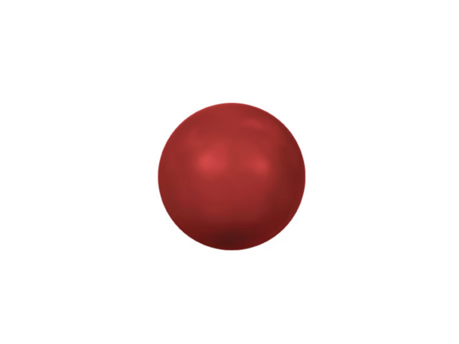 Swarovski 5810 Pearl - 4mm - Red Coral - 20 pcs