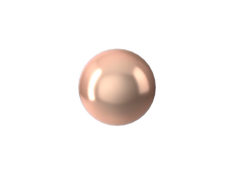 Swarovski 5810 Pearl - 8mm - Rose Gold - 10 pcs