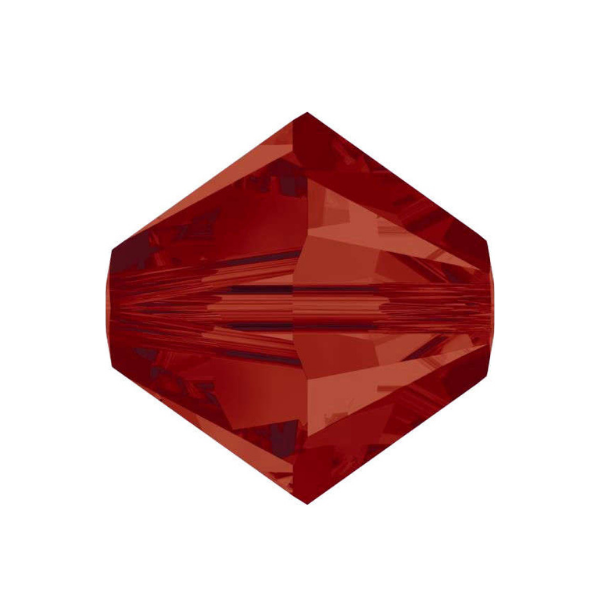 Swarovski 5328 Bicone - 8mm - Indian Red - 10 pcs