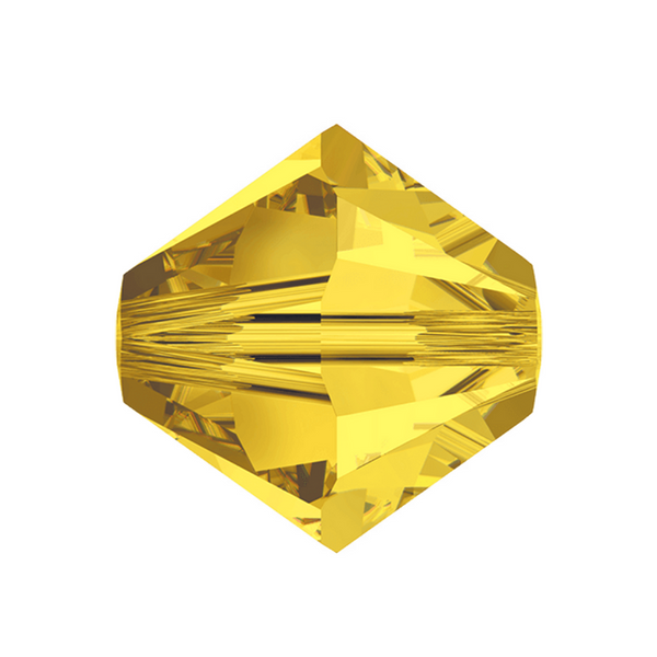 Swarovski 5328 Bicone - 6mm - Light Topaz - 20 pcs