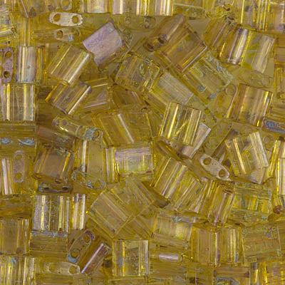 MIYUKI Full Tila Bead - TL4501 Transparent Saffron Picasso - 10 gms