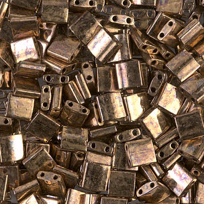 MIYUKI Full Tila Bead - TL457 Dark Bronze - 10 gms