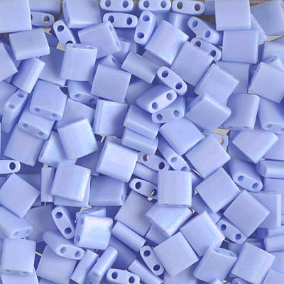 MIYUKI Full Tila Bead - TL494FR Matte Opaque Periwinkle - 10 gms