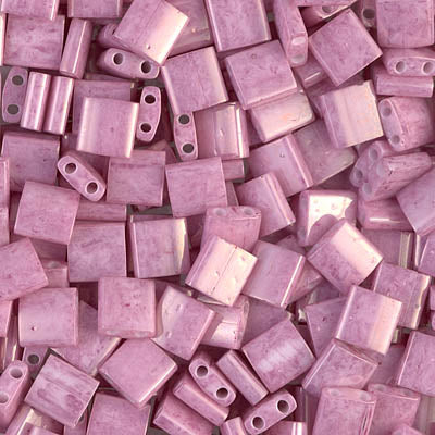 MIYUKI Full Tila Bead - TL599 Opaque Antique Rose Luster - 10 gms