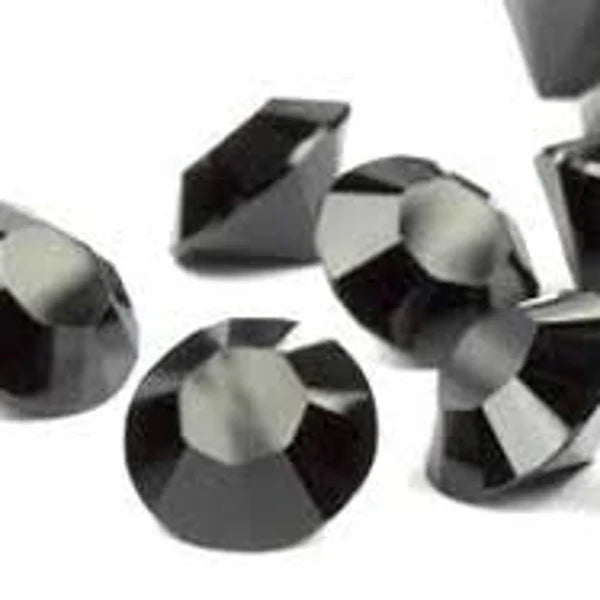 Swarovski 1028 SS29 Chaton - Jet - 12 pcs