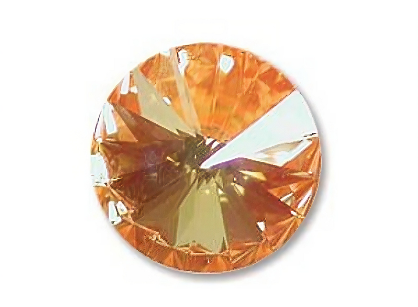 Swarovski 1122 Rivoli - Ultra Orange AB