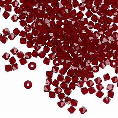 PRECIOSA 3mm Bicones - Siam - 144 pcs ( 1 gross)