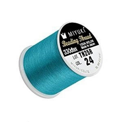 MIYUKI Nylon Beading Thread # 24 - Aqua