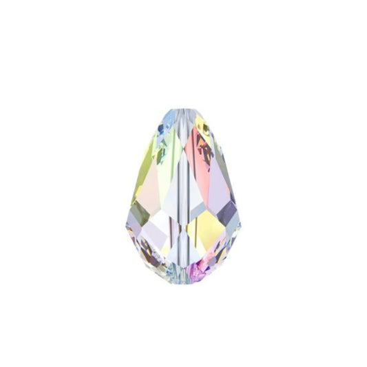 Swarovski 5500 - 9x6mm - Vertical Drop Bead - Crystal AB - Pack 2