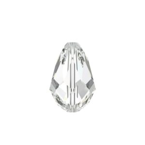 Swarovski 5500 - 10.5x7mm - Vertical Drop Bead - Crystal - Pack 2