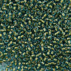 TOHO #8 Seeds - 1014 - Silver Lined Aqua - 10 gms