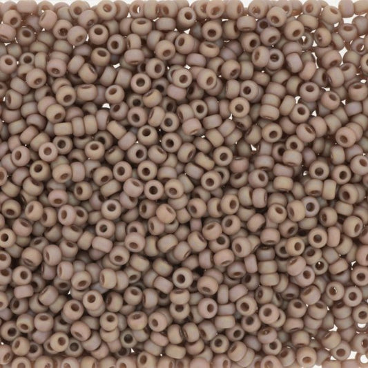 MIYUKI #11 Seed Bead - 11-4694 Frost Opaque Glazed Rainbow Lavender - 10 gms