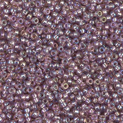 MIYUKI #11 Seed Bead - 11-1012 Silver Lined Smoky Amethyst AB - 10 gms