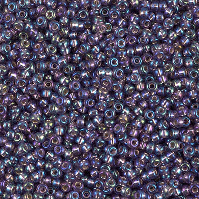 MIYUKI #11 Seed Bead - 11-1024 Silver Lined Amethyst AB - 10 gms