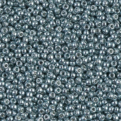 MIYUKI #11 Seed Bead - 11-1059D Galvanized Dark Blue Grey - 10 gms