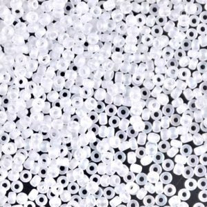 MIYUKI #11 Seed Bead - 11-131FR Matte Transparent Crystal AB - 10 gms