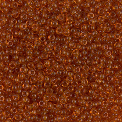 MIYUKI #11 Seed Bead - 11-133 Transparent Topaz - 10 gms