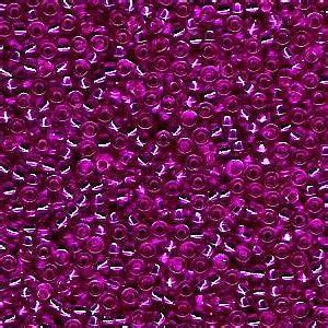 MIYUKI #11 Seed Bead - 11-1340 Silver Lined Fuschia - 10 gms