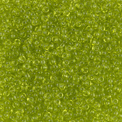 MIYUKI #11 Seed Bead - 11-143 Transparent Chartreuse - 10 gms
