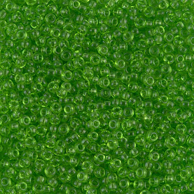 MIYUKI #11 Seed Bead - 11-144 Transparent Lime - 10 gms