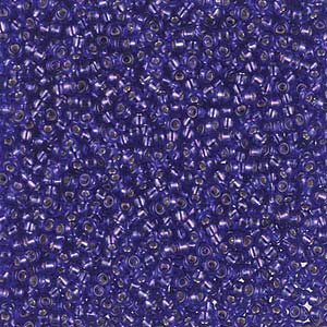 MIYUKI #11 Seed Bead - 11-1446 Silver Lined Red Violet - 10 gms