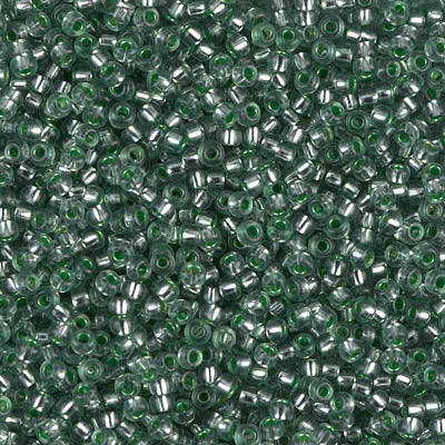 MIYUKI #11 Seed Bead - 11-1456 Silver Lined Lichen - 10 gms