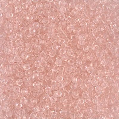 MIYUKI #11 Seed Bead - 11-155 Transparent Light Tea Rose - 10 gms
