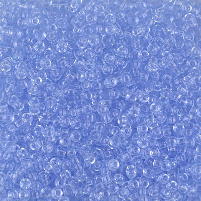 MIYUKI #11 Seed Bead - 11-159L Transparent Light Cornflower Blue - 10 gms