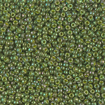 MIYUKI #11 Seed Bead - 11-1897 Golden Olive Luster - 10 gms