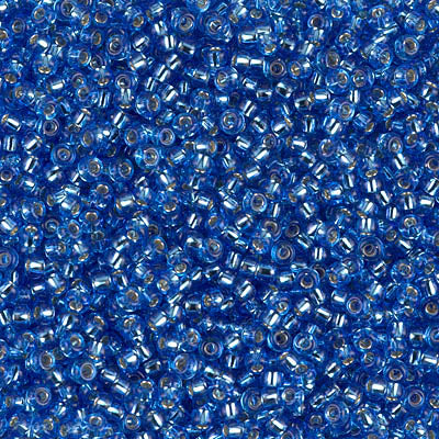 MIYUKI #11 Seed Bead - 11-19  Silver Lined Sapphire - 10 gms