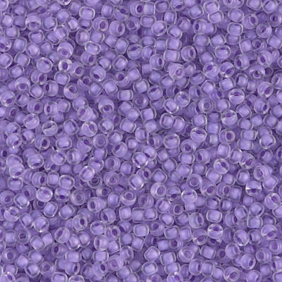 MIYUKI #11 Seed Bead - 11-1924 Semi Matte Lilac Lined Crystal - 10 gms