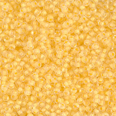 MIYUKI #11 Seed Bead - 11-1936 Semi Matte Daffodil Lined - 10 gms