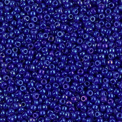 MIYUKI #11 Seed Bead - 11-1945 Opaque Cobalt Luster - 10 gms