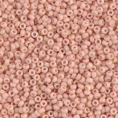 MIYUKI #11 Seed Bead - 11-2023 Matte Opaque Blush - 10 gms