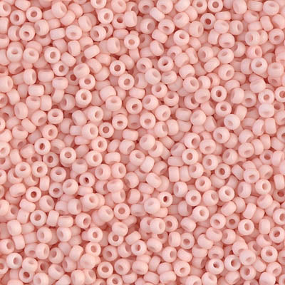 MIYUKI #11 Seed Bead - 11-2036 Matte Opaque Light Tea Rose - 10 gms