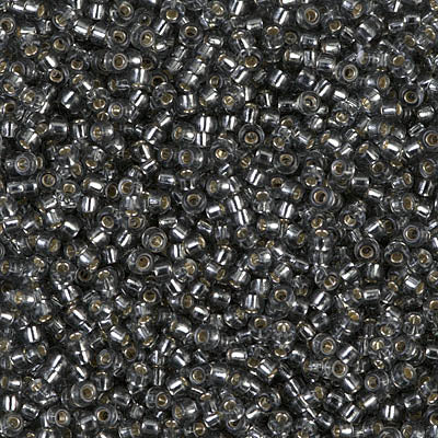 MIYUKI #11 Seed Bead - 11-21  Silver Lined Grey - 10 gms