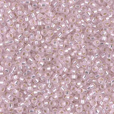 MIYUKI #11 Seed Bead - 11-22  Silver Lined Pink - 10 gms