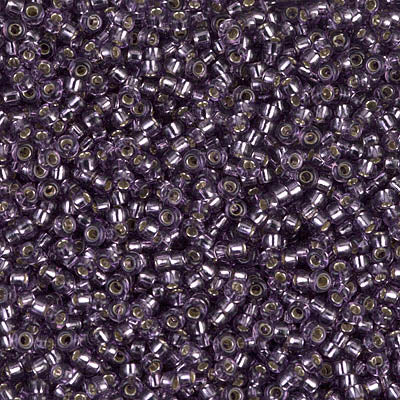 MIYUKI #11 Seed Bead - 11-24 Silver Lined Amethyst - 10 gms