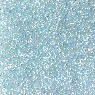 MIYUKI #11 Seed Bead - 11-269L Transparent Light Ice Blue AB - 10 gms