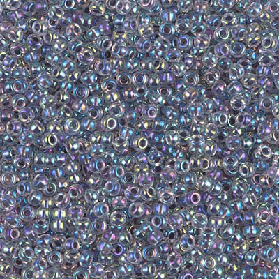 MIYUKI #11 Seed Bead - 11-286 Transparent Light Amethyst Lined AB - 10 gms