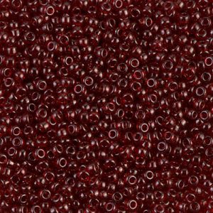MIYUKI #11 Seed Bead - 11-304 - Garnet Gold Luster - 10 gms