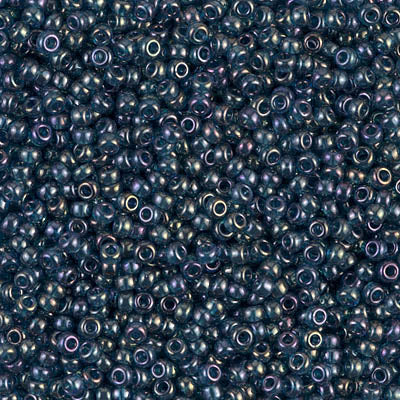 MIYUKI #11 Seed Bead - 11-305 - Montana Blue Gold Luster - 10 gms