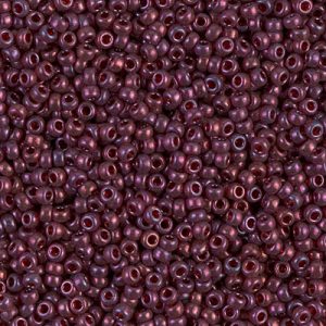 MIYUKI #11 Seed Bead - 11-313 - Cranberry Gold Luster - 10 gms