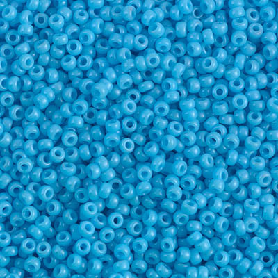 MIYUKI #11 Seed Bead - 11-413 - Opaque Turquoise Blue - 10 gms