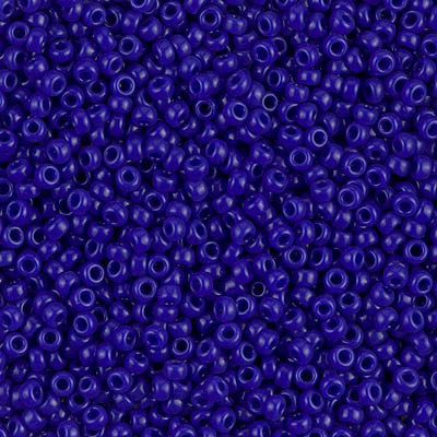 MIYUKI #11 Seed Bead - 11-414 - Opaque Cobalt - 10 gms